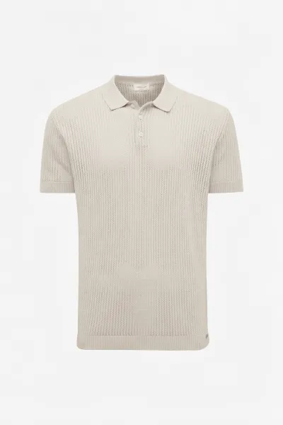 Structuur Polo | Beige